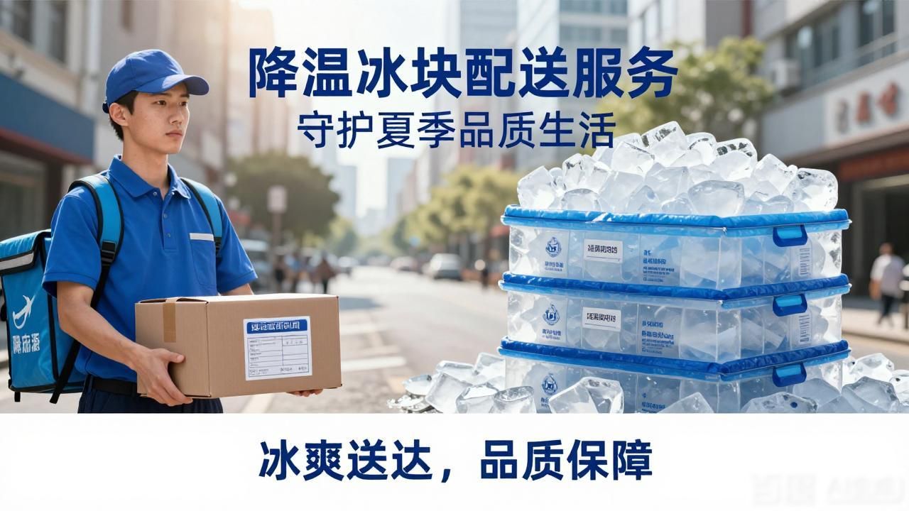 降温冰块配送服务 守护长沙夏季品质生活